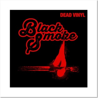 Black Smoke Single Design Posters and Art